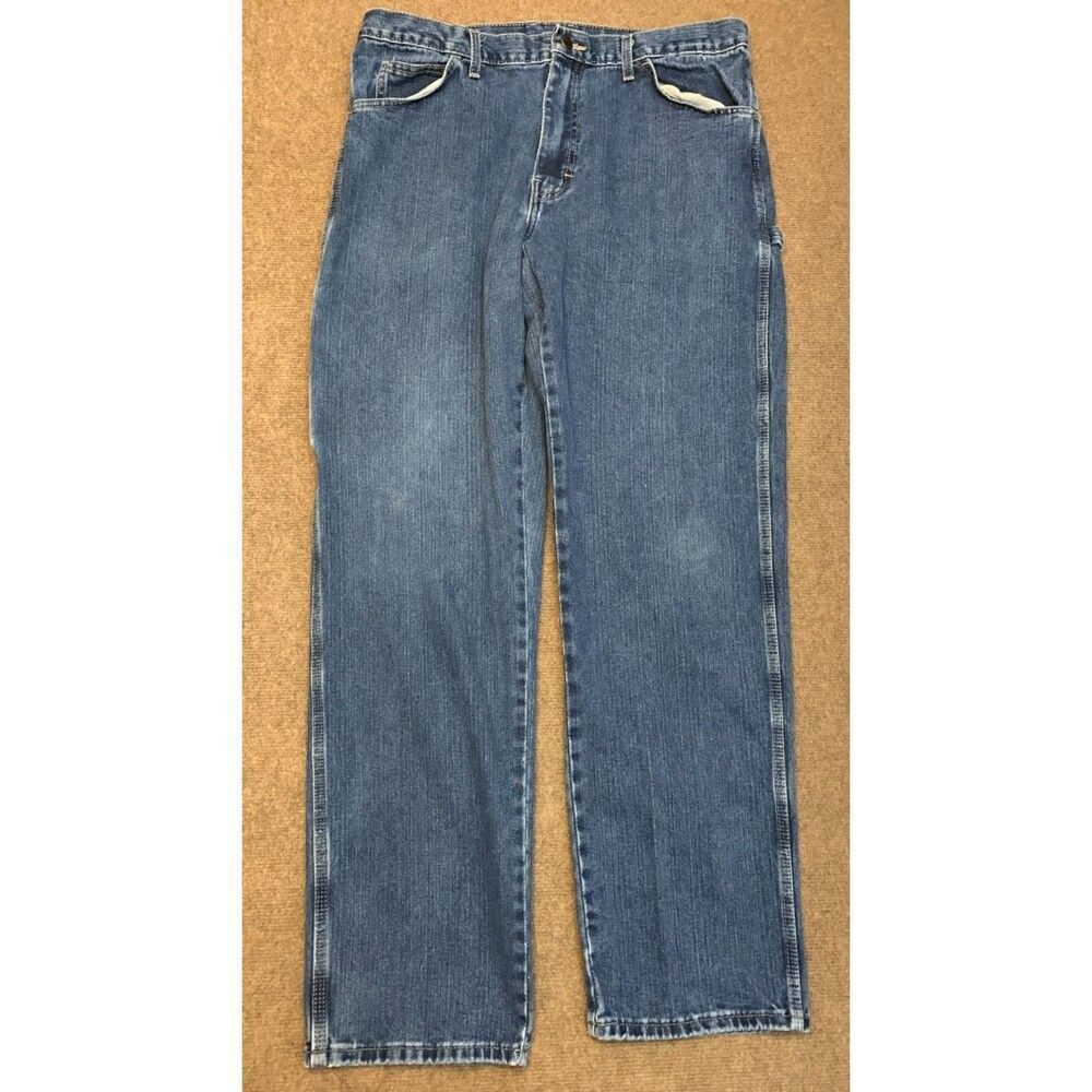 Dickies Jeans Mens 36x34 Carpenter Painters Workwear Relaxed Heavyweight Denim